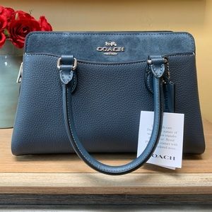Coach outlet mini Darcie in denim